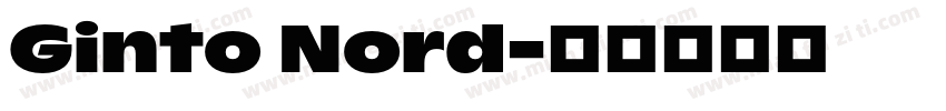 Ginto Nord字体转换